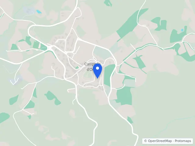 Mappa di Castiglione d'Orcia, Siena