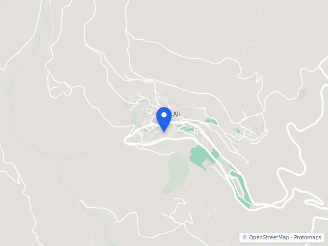 Mappa di Alì, Messina