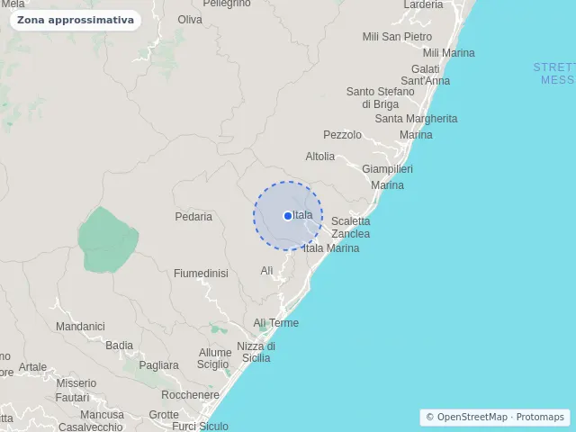 Mappa di Itala, Messina