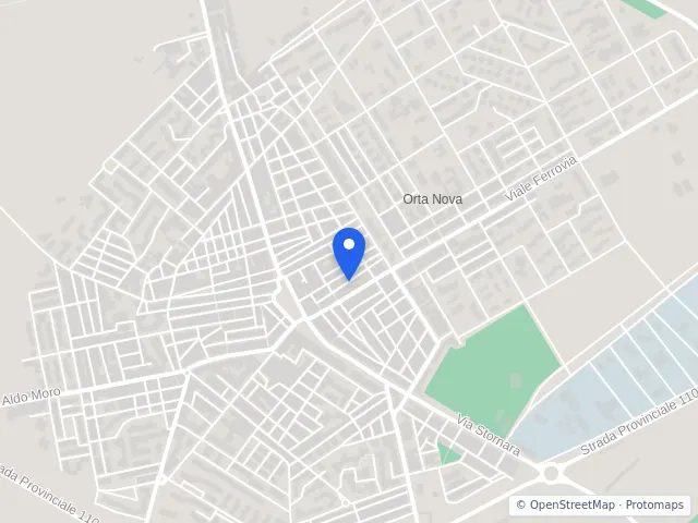 Mappa di Orta Nova, Foggia