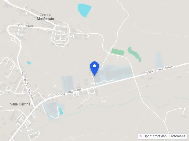 Mappa di Cerrina Monferrato, Alessandria