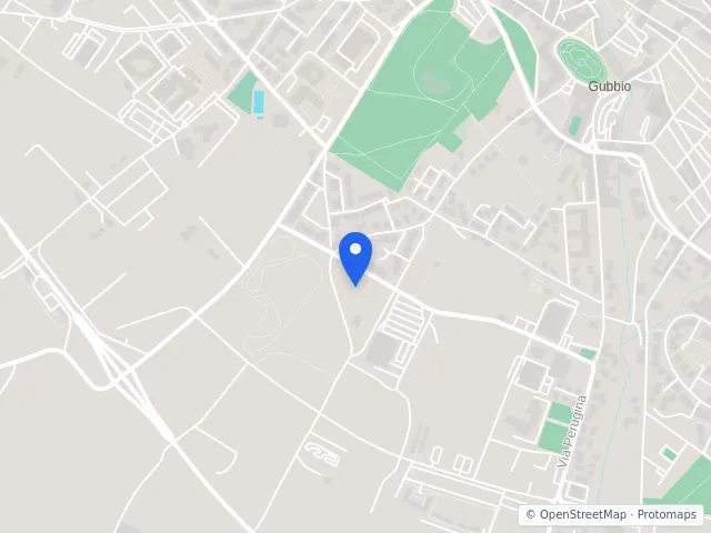 Mappa di Gubbio, Perugia