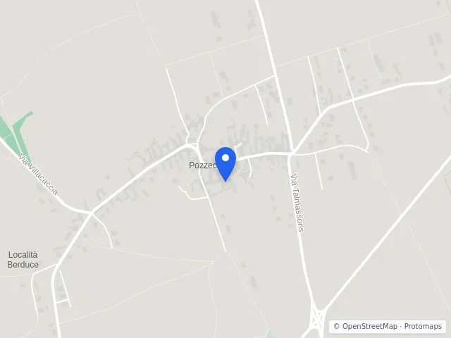 Mappa di Bertiolo, Udine