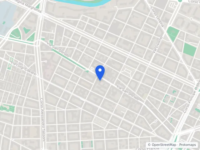 Mappa di Torino