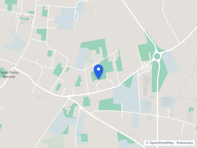 Mappa di Pieve Porto Morone, Pavia