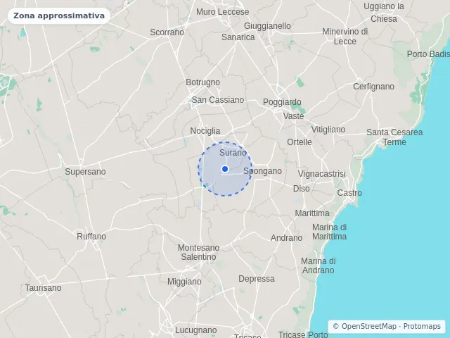 Mappa di Surano, Lecce