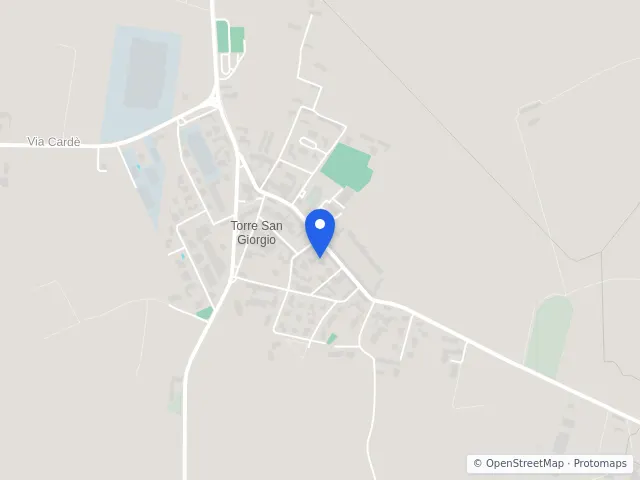 Mappa di Torre San Giorgio, Cuneo