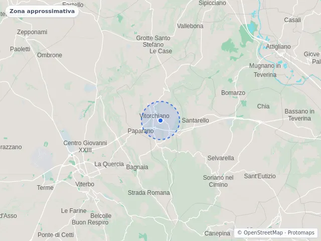Mappa di Vitorchiano, Viterbo