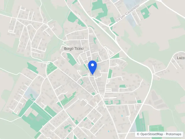 Mappa di Borgo Ticino, Novara