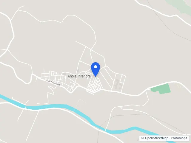 Mappa di Anoia, Reggio di Calabria