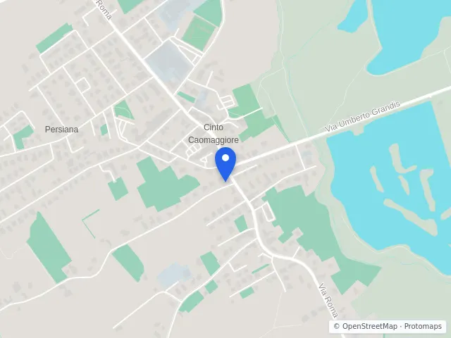 Mappa di Cinto Caomaggiore, Venezia