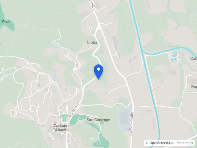 Mappa di Cassano Valcuvia, Varese