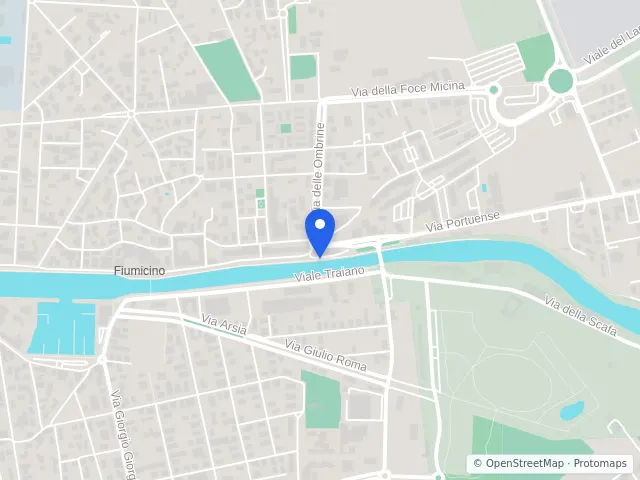 Mappa di Fiumicino, Roma