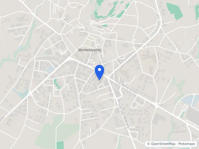 Mappa di Montesarchio, Benevento