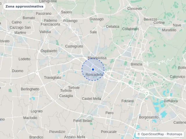 Mappa di Roncadelle, Brescia