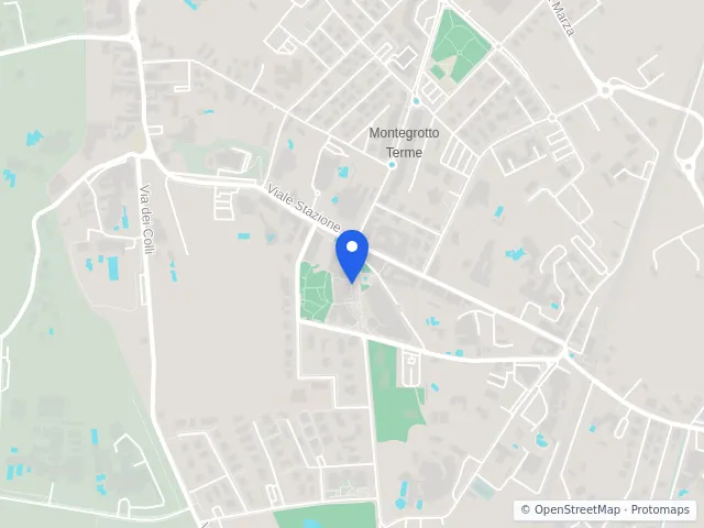 Mappa di Montegrotto Terme, Padova