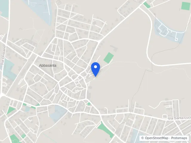 Mappa di Abbasanta, Oristano