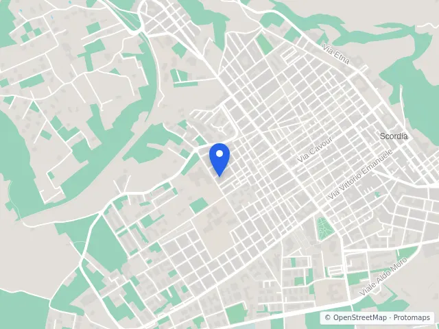 Mappa di Scordia, Catania
