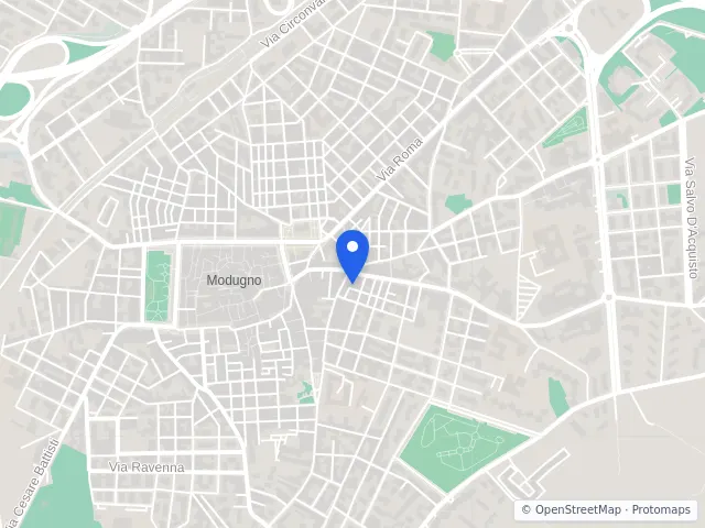 Mappa di Modugno, Bari