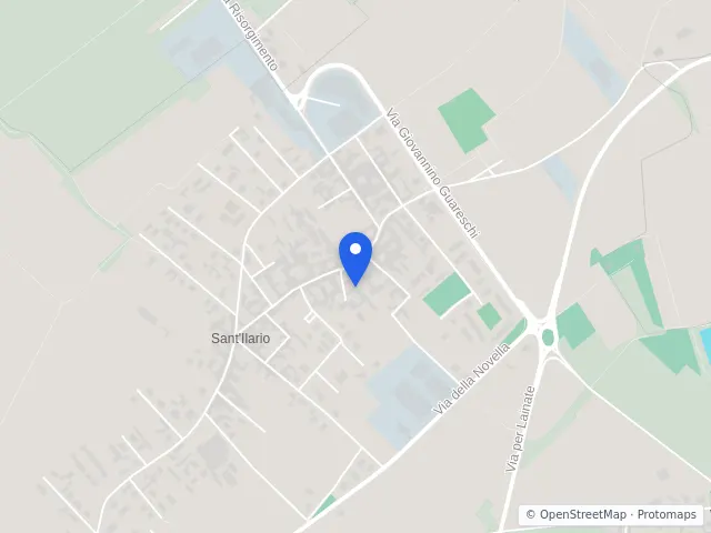 Mappa di Nerviano, Milano