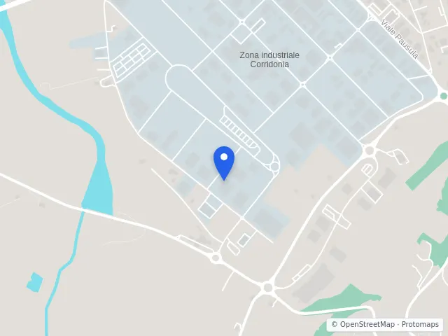 Mappa di Corridonia, Macerata