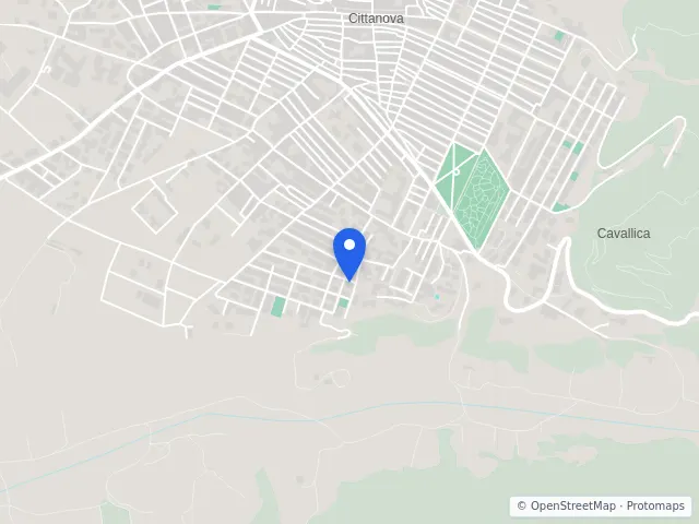 Mappa di Cittanova, Reggio di Calabria