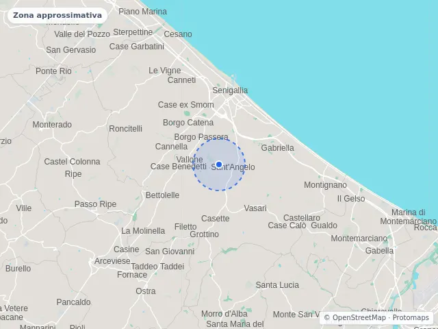 Mappa di Senigallia, Ancona
