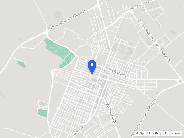 Mappa di Santa Croce Camerina, Ragusa