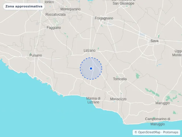 Mappa di Lizzano, Taranto