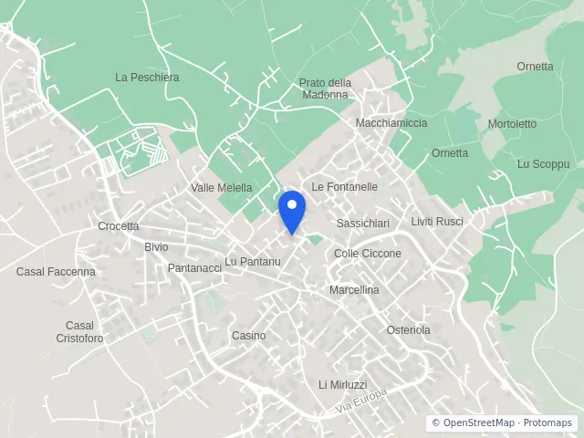 Mappa di Marcellina, Roma