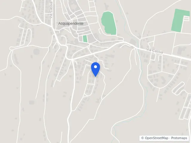 Mappa di Acquapendente, Viterbo