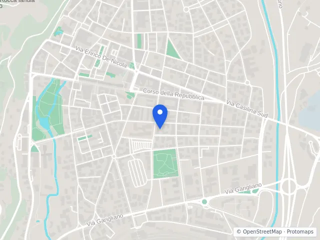 Mappa di Cassino, Frosinone