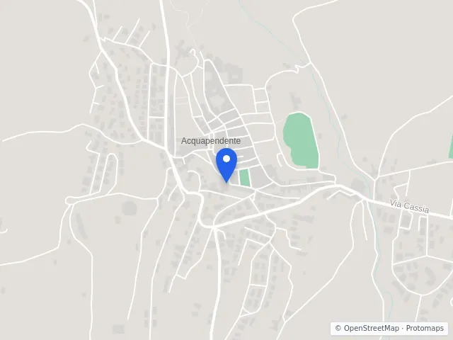 Mappa di Acquapendente, Viterbo