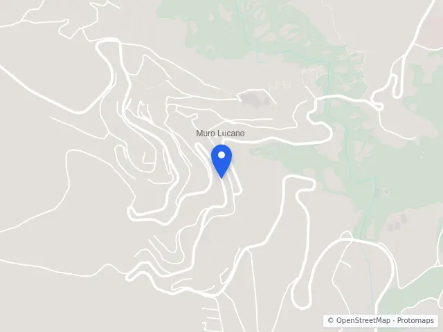 Mappa di Muro Lucano, Potenza