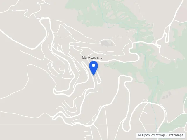 Mappa di Muro Lucano, Potenza