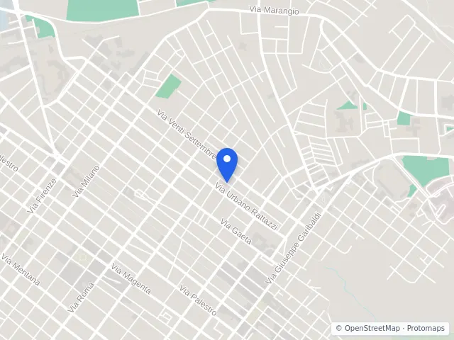 Mappa di Vittoria, Ragusa