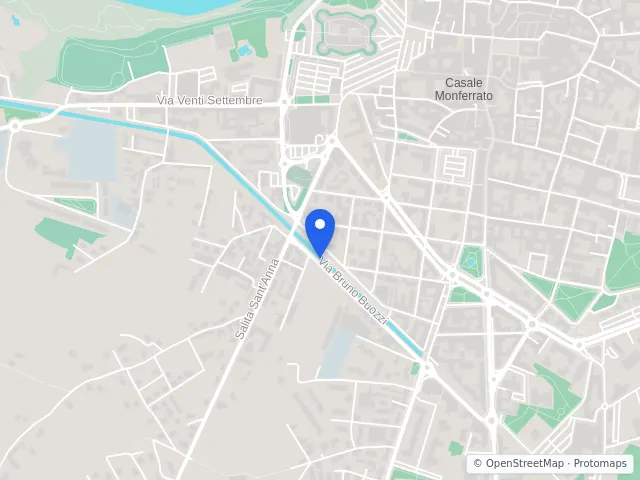 Mappa di Casale Monferrato, Alessandria