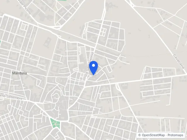 Mappa di Manduria, Taranto
