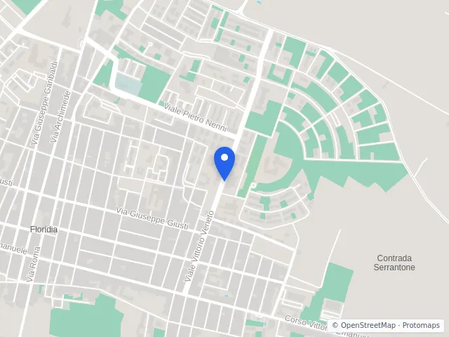 Mappa di Floridia, Siracusa