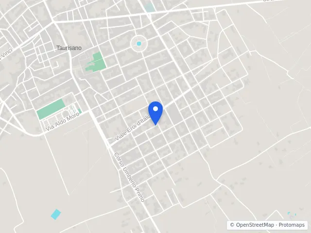 Mappa di Taurisano, Lecce