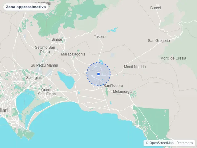 Mappa di Quartucciu, Cagliari