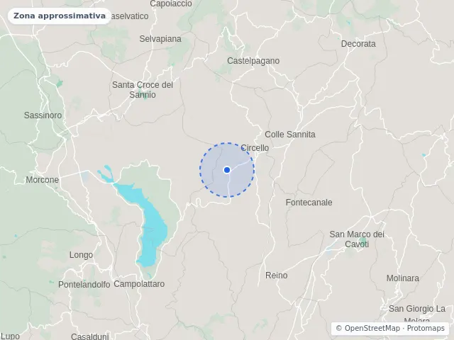 Mappa di Circello, Benevento