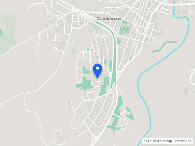 Mappa di Castelraimondo, Macerata