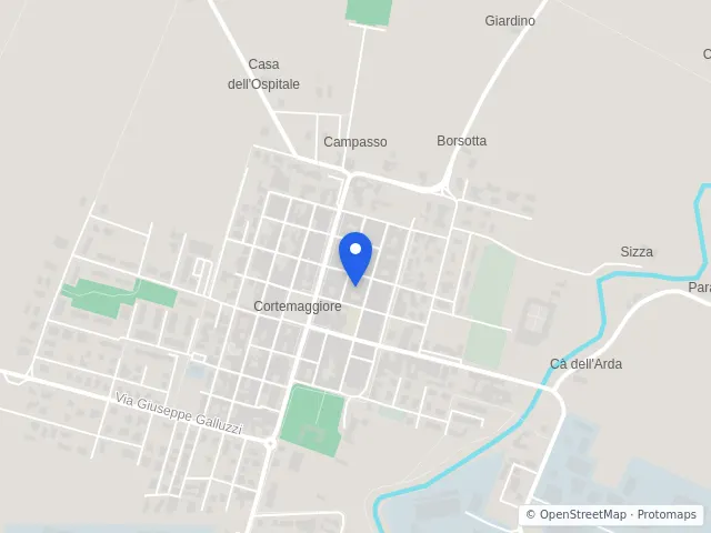 Mappa di Cortemaggiore, Piacenza