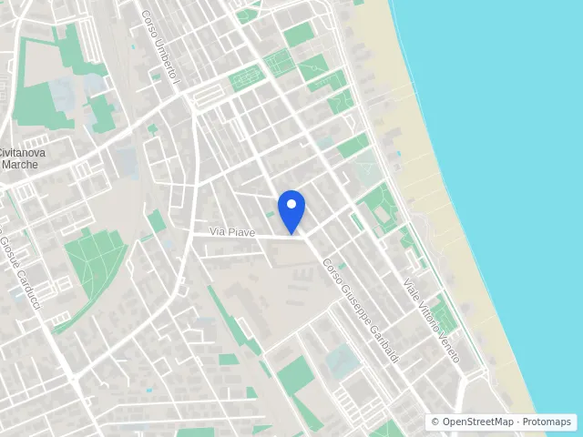 Mappa di Civitanova Marche, Macerata