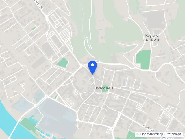 Mappa di Borgosesia, Vercelli
