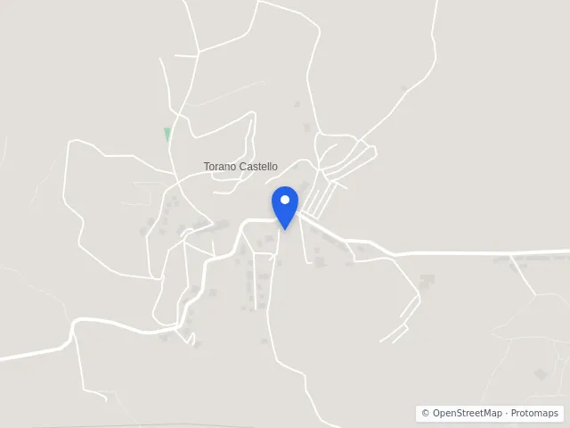 Mappa di Torano Castello, Cosenza
