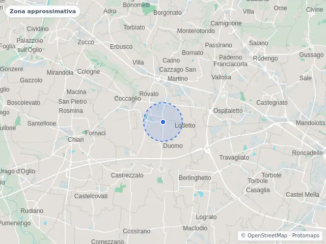 Mappa di Rovato, Brescia