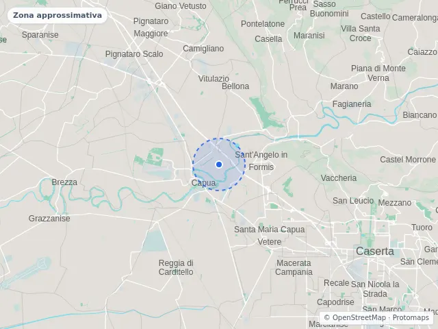 Mappa di Capua, Caserta