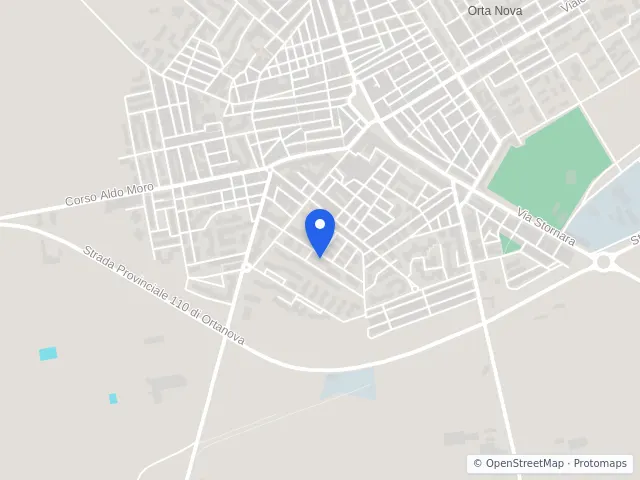 Mappa di Orta Nova, Foggia